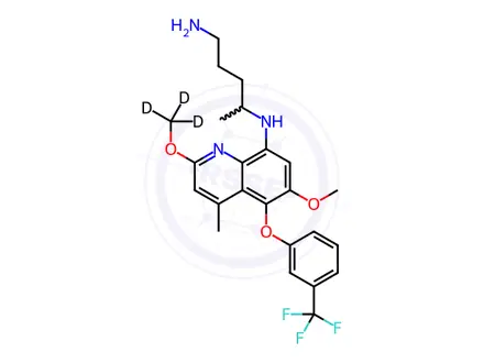 Chemical structure of Tafenoquine d3