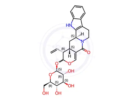 Chemical structure of Vincosamide