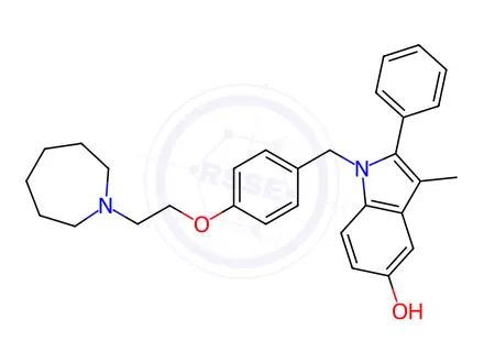 Chemical structure of Bazedoxifene Impurity 13