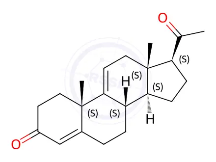 Chemical structure of Progesterone EP Impurity K