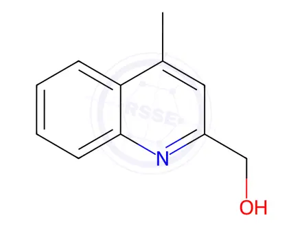 Chemical structure of (4-Methylquinolin-2-yl)methanol