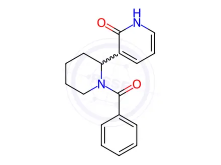 Chemical structure of 3-(1-Benzoylpiperidin-2-yl)pyridin-2(1H)-one