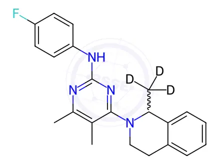Chemical structure of Revaprazan-d3 Hydrochloride