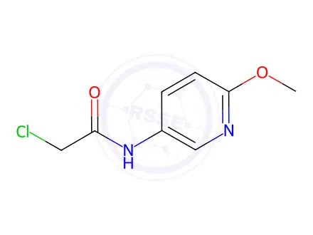 Chemical structure of 2-CHLORO-N-(6-METHOXYPYRIDIN-3-YL)ACETAMIDE