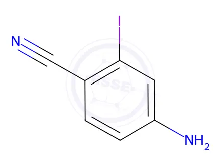 Chemical structure of 4-Amino-2-iodo-benzonitrile