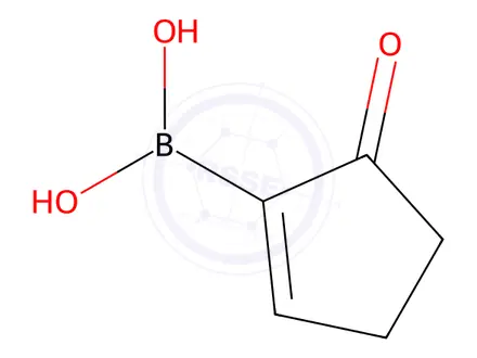 Chemical structure of (5-Oxocyclopent-1-en-1-yl)boronic acid