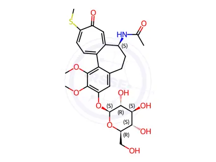 Chemical structure of Thiocolchicoside hydrate