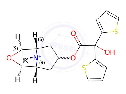 Chemical structure of Tiotropium