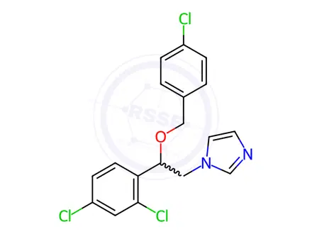 Chemical structure of Econazole sulfosalicylate