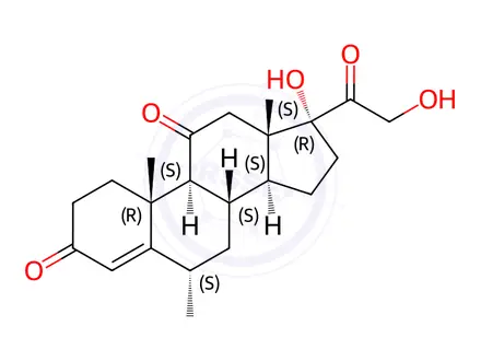 Chemical structure of Methylprednisolone Impurity 47