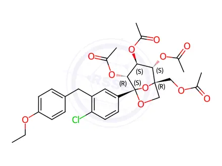 Chemical structure of Ertugliflozin Impurity 6