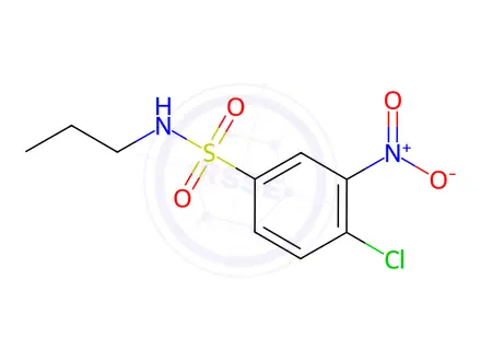 Chemical structure of 4-Chloro-3-nitro-N-propylbenzenesulfonamide