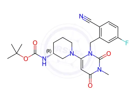 Chemical structure of Trelagliptin Impurity 93