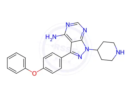 Chemical structure of Ibrutinib Impurity 210