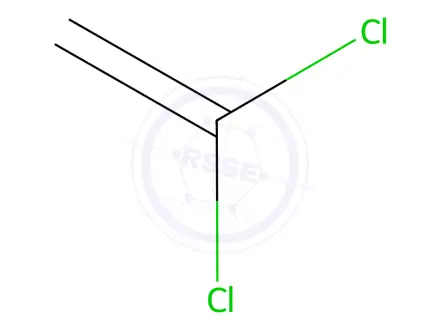 Chemical structure of 1,1-Dichloroethene