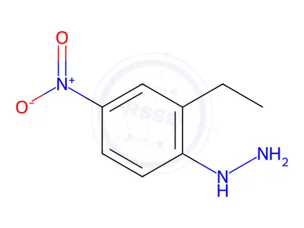 Chemical structure of Hydrazine, (2-ethyl-4-nitrophenyl)-(9CI)