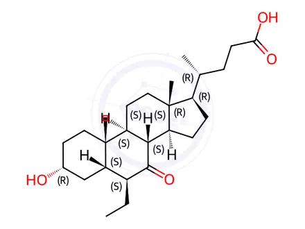 Chemical structure of Obeticholic Acid Impurity D