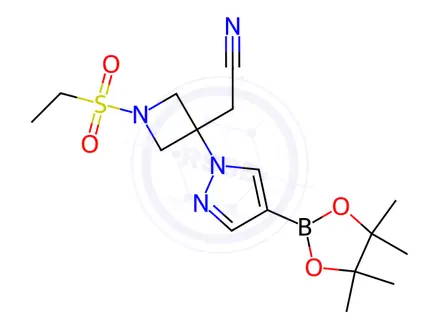 Chemical structure of Baricitinib impurity 37