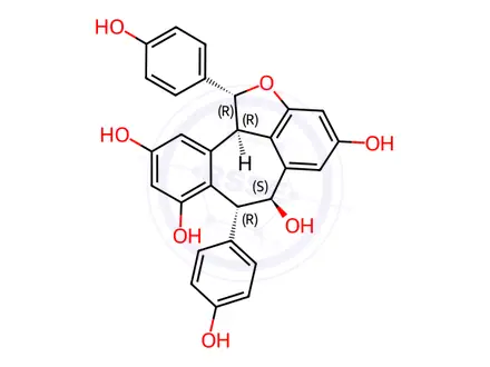 Chemical structure of Viniferin Impurity 6