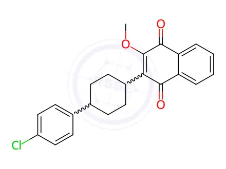 Chemical structure of Atovaquone Impurity 13