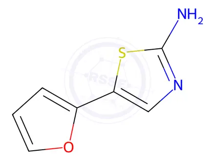 Chemical structure of 5-(Furan-2-yl)thiazol-2-amine