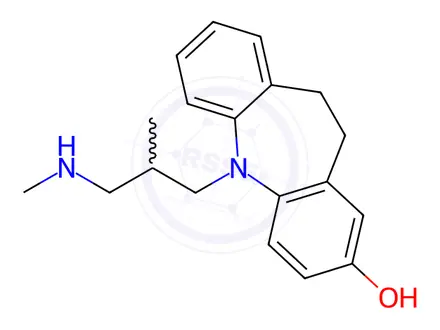 Chemical structure of Trimipramine Impurity 12