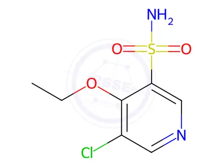 Chemical structure of 5-Chloro-4-ethoxypyridine-3-sulfonamide
