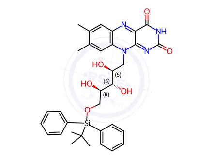Chemical structure of Vitamin B2 Impurity 22