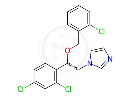 Chemical structure of Miconazole EP Impurity I(Nitrate)