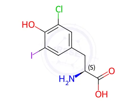 Chemical structure of Liothyronine Impurity 34