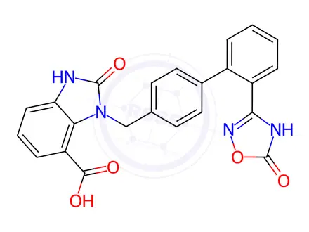 Chemical structure of Azilsartan impurity T