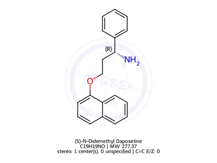 Chemical structure of Dapoxetine Hydrochloride Impurity 35