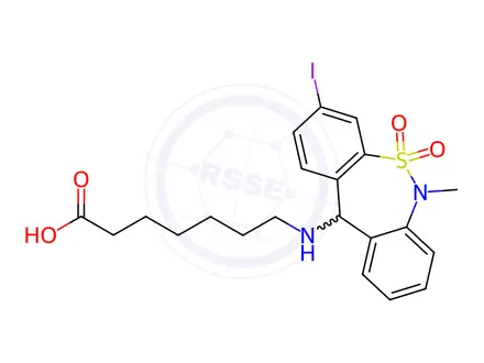 Chemical structure of Tianeptine Impurity 6