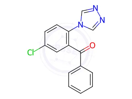 Chemical structure of Estazolam Impurity 1