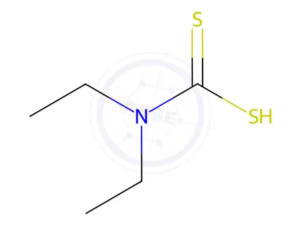 Chemical structure of Disulfiram Impurity 6 (N,N-Diethyldithiocarbamic Acid)
