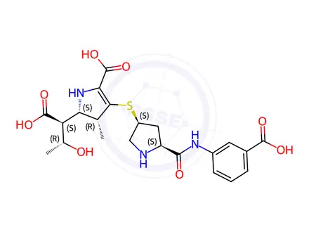 Chemical structure of Ertapenem Impurity 31