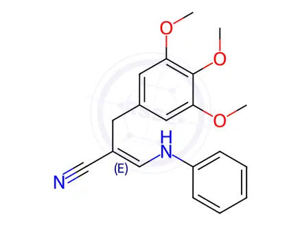 Chemical structure of Trimethoprim EP Impurity I (E-Isomer)