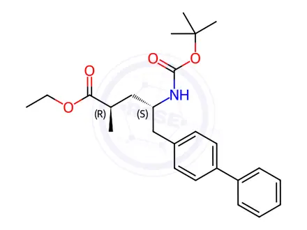 Chemical structure of LCZ696(valsartan + sacubitril) Impurity 11