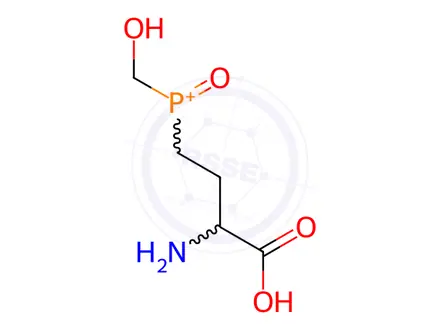 Chemical structure of Glufosinate hydrochloride