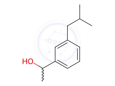 Chemical structure of 1-(3-Isobutylphenyl) ethanol