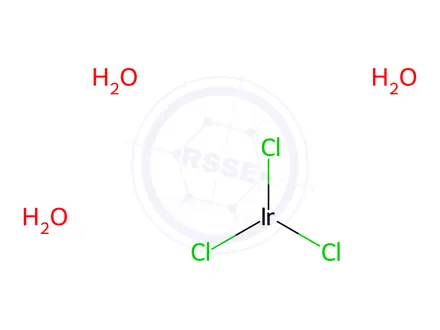 Chemical structure of IRIDIUM(III) CHLORIDE TRIHYDRATE