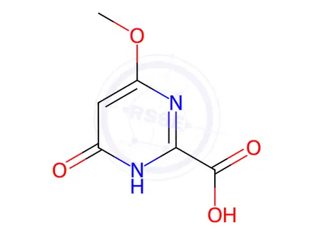 Chemical structure of 4-Hydroxy-6-methoxy-pyrimidine-2-carboxylic Acid