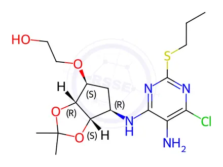 Chemical structure of Ticagrelor Related Compound 17