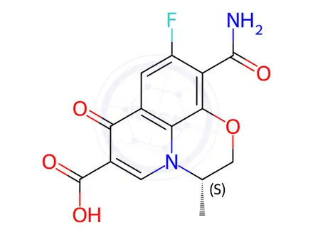 Chemical structure of Levofloxacin Impurity 34