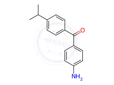 Chemical structure of (4-Aminophenyl)(4-isopropylphenyl)methanone