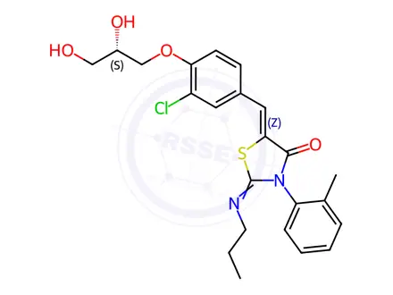 Chemical structure of Ponesimod Impurity 1