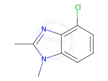 Chemical structure of 4-Chloro-1,2-dimethyl-1H-benzo[d]imidazole