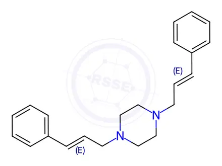 Chemical structure of Flunarizine Impurity 6