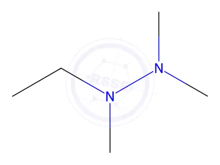 Chemical structure of Hydrazine, 1-ethyl-1,2,2-trimethyl-