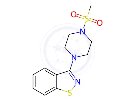Chemical structure of Lurasidone impurity 17